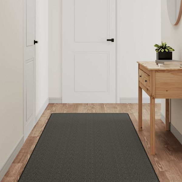 vidaXL Teppichläufer Sisal-Optik Anthrazit 80x400 cm, 355783