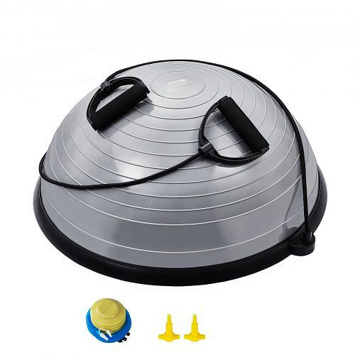 VEVOR Gymnastikball Fitnessball Sportball Yogaball 584mm Halb Grau Balance, PHXLQ58CMBWH2BHX9V0