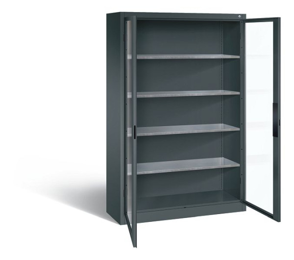 C+P Werkzeugschrank Acurado, H1950xB1200xT400mm, Farbe: Anthrazitgrau, Muldengriff, 8930-0552 S10011