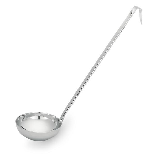 WAS Kitchen Tool 1550 Schöpfkelle, Durchmesser 12 cm, 33 cm, Chromnickelstahl, VE: 4 Stück, 1550120