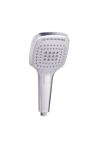 Sanotechnik Handbrause chrom 12cm 3 Funktionen, eckig, AS405K