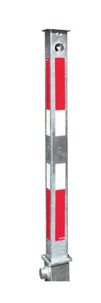 Schake Absperrpfosten Stahlrohr 70 x 70 mm vollversenkbar, mit Dreikantverschluss nach DIN 3223, 470DL