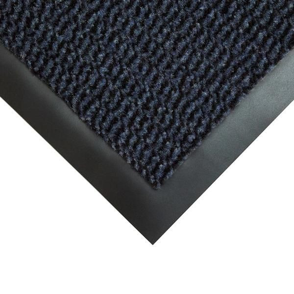 COBA Schmutzfangmatte Vynaplush Schwarz/Blau 0.9m x 1.5m, VP010202
