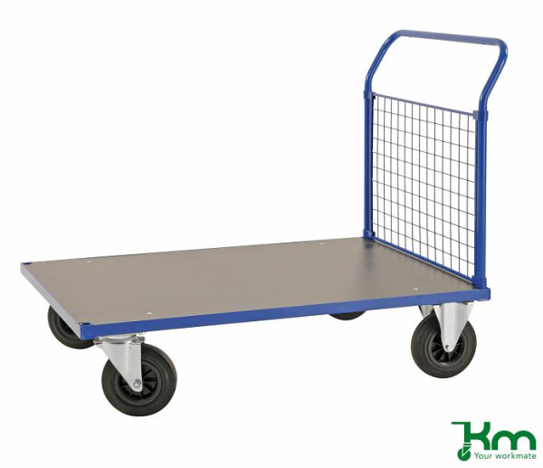 Kongamek Gitterwand-Plattformwagen, mit Bremsen, 1283 x 800 x 1020 mm, KM232-3B