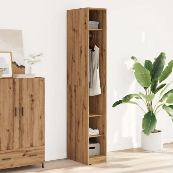 vidaXL Kleiderschrank Artisan-Eiche 30x50x200 cm Holzwerkstoff, 3307692