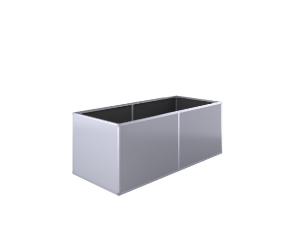 KGT Alu-Hochbeet Alu-Hochbeet 210, pressblank, 0.91 x 2.05 x 0.77 m, 16000020
