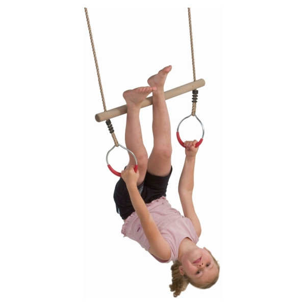 T&J Schaukelstange mit Ringen, Seillänge 250 cm, 22217