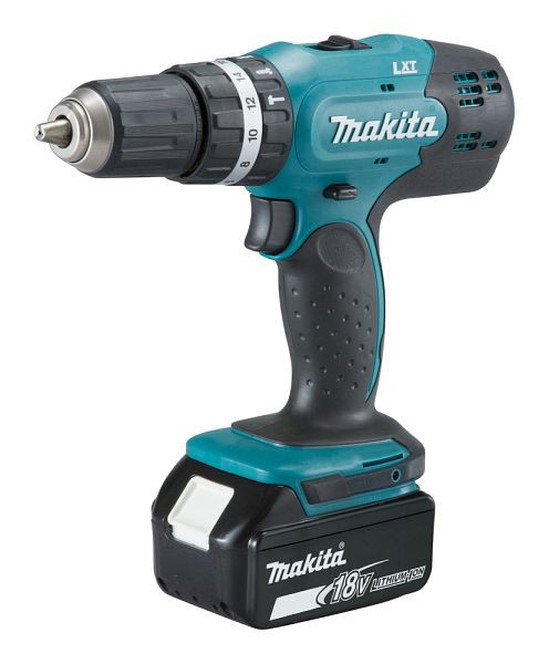 Makita Akku-Schlagbohrschrauber 18 V / 5,0 Ah, 2 Akkus + Ladegerät im MAKPAC, DHP453RFE