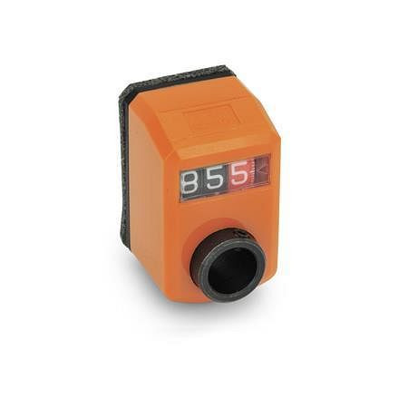 Ganter Stellungsanzeiger, digital, 3-stellig (GN 955-02.0-AN-L-OR), VE: 5 Stück, 955-02.0-AN-L-OR