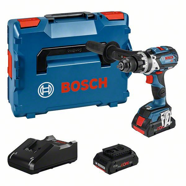 Bosch Akku-Schlagbohrschrauber GSB 18V-110 C: 2x Akku ProCORE18V 4.0Ah, BT Modul, 06019G030C