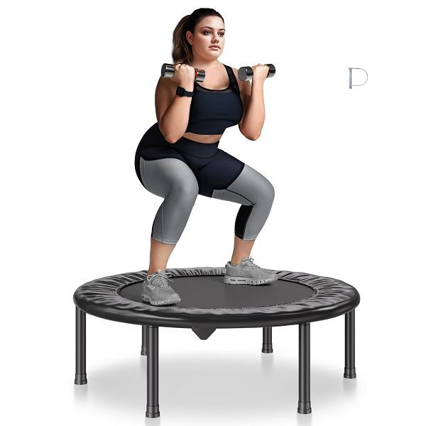VEVOR Mini-Fitness-Trampolin Trainingstrampolin Erwachsene, 934mm 100kg Faltbar, YXJSBC36YCBD7MNVKV0