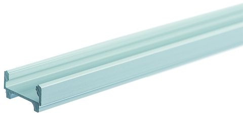 rutec Aluminiumprofil Profi Flach 23/12 2 Meter eloxiert, 68405