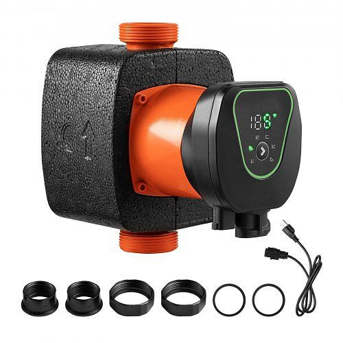 VEVOR LPS25-11PA/180 Zirkulationspumpe, 117 LPM, 11 m Förderhöhe, Gusseisen, Gewindeanschluss, Rückschlagventil, leiser Betrieb, LWKJNPBB117LI4ST0001V2