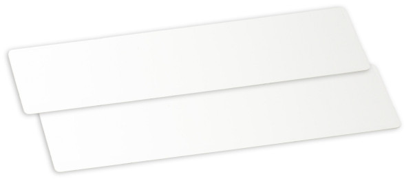 Eichner Werbeschild "Miniletter" blanko weiß, VE: 10 Stück, 9219-04001