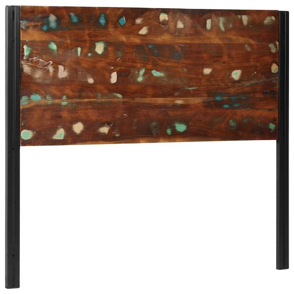 vidaXL Kopfteil 120 cm Altholz Massivholz und Eisen, 4017547
