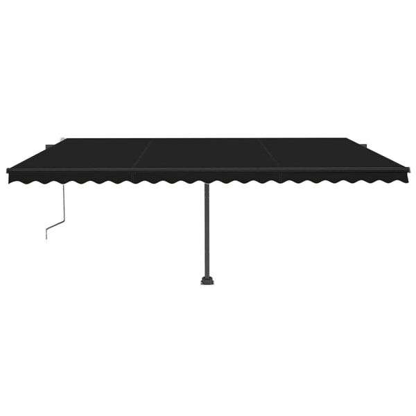 vidaXL Automatische Markise mit LED & Windsensor 500x300 cm Anthrazit  3069794 gnstig versandkostenfrei online kaufen: groe Auswahl gnstige  Preise | PROFISHOP.de
