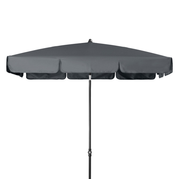 doppler GS SUNLINE NEO WATERPROOF ca. 185x120/4tlg. Design 840 anthrazit, Sonnenschirm mit Tragetasche, 454593840