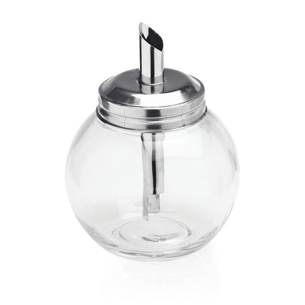 WAS Zuckerspender, 0,26 Liter, Modell 2, Glas/Edelstahl, VE: 6 Stück, 1760026