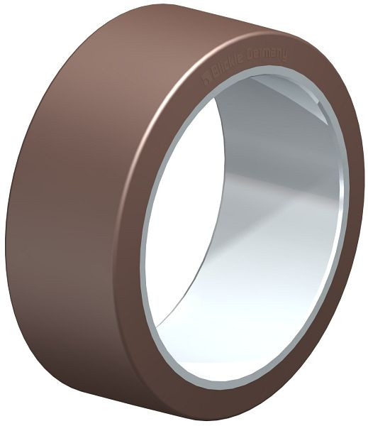 Blickle BB 645x250/500 Bandage / Reifen aus Blickle Besthane®, Braun, 755748