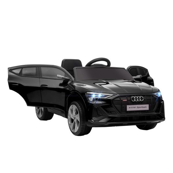 HOMCOM Kinderfahrzeug Elektroauto Kinderauto für kinder ab 3 Jahre Schwarz, 370-172V90BK