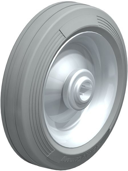 Blickle RD 182/20R-VLI Rad aus Zweikomponenten-Vollgummi, Grau, 91363