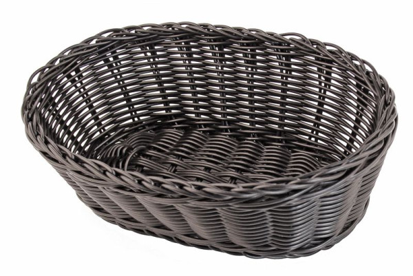 Stalgast Brotkorb oval, schwarz, 225x180 mm (BxT), TT4309225