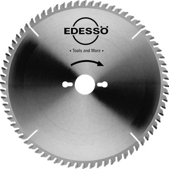 Edessö HW Kreissägeblatt 250x3,2/2,6x30 Z: 80 NE, Präzision-Trapez-Flachzahn positiv, 2 KNL, 48625030