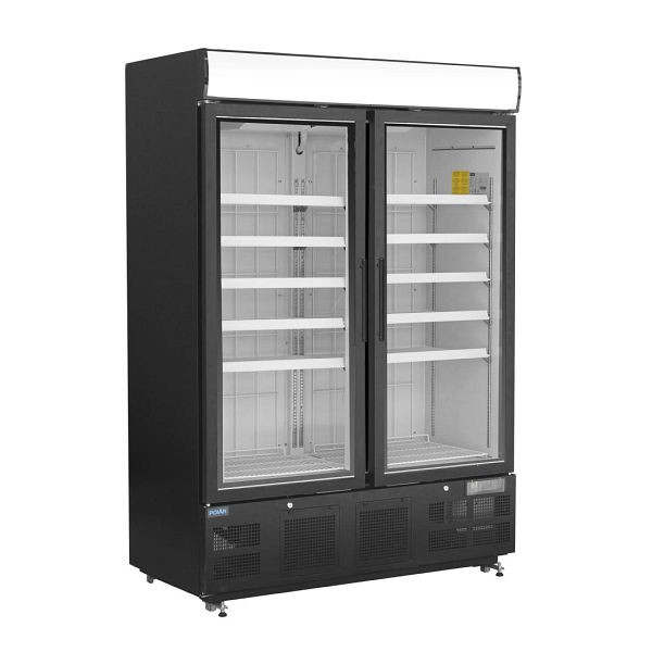 Polar G-Serie Gefrierschrank mit Sichtfenster 920 Liter Schwarz, GH429