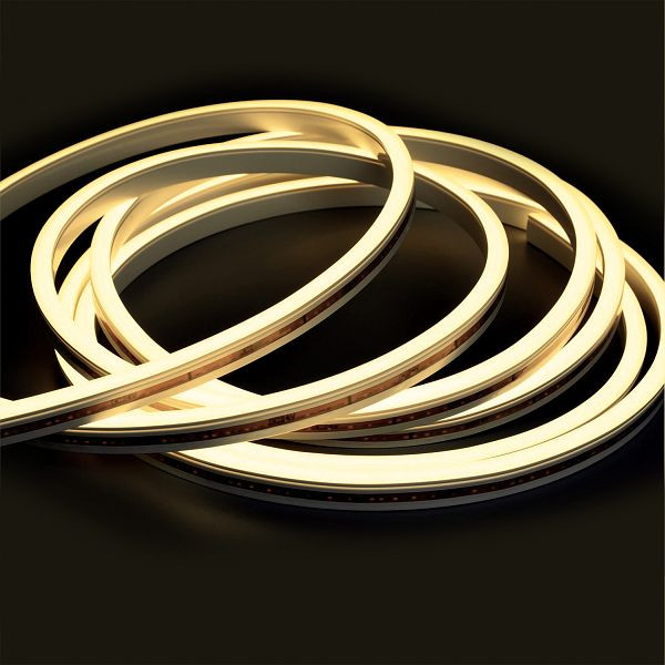 ISOLED LED NeonPRO921 Custom Flexband B08H12, 24V DC, 12W, IP67, 2100K, 5m Rolle, 140 LED/m, mit Clips, 116193