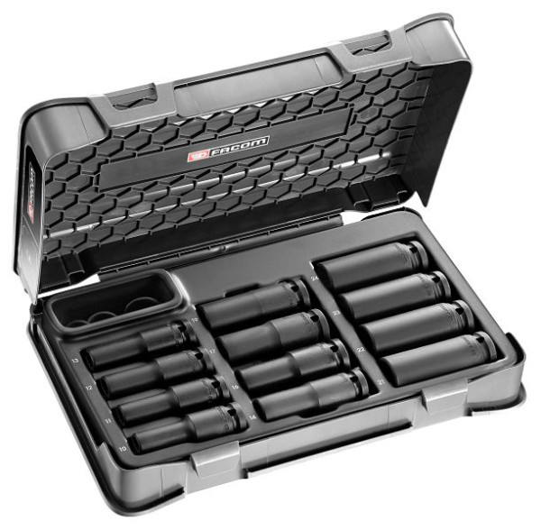 Facom IMPACT-Steckschlüssel 1/2", Set 12-teilig, NSDL.405A