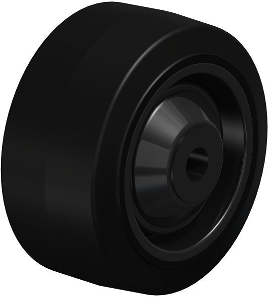 Blickle POEV 82/10K Rad aus Elastik-Vollgummi, Schwarz, 753782