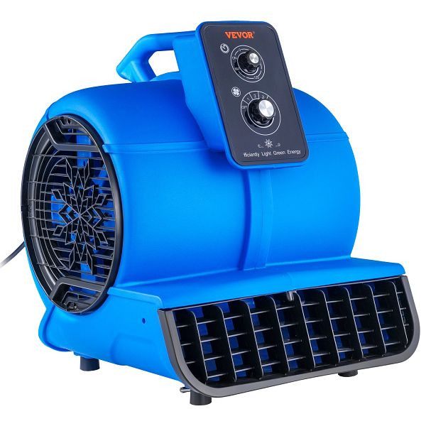 VEVOR Bodengebläse 1250U/min Ventilator Radiallüfter Lüfter, 4 Blaswinkeln 3 Gänge, FXZXDMGFJ120KEQ70V2