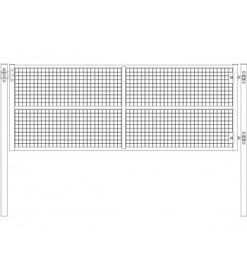 Growi Weidetor verzinkt Typ 8 C-Profile, Comfort Line 500 Breite x 110 Höhe, GM-Füllung, 10075880