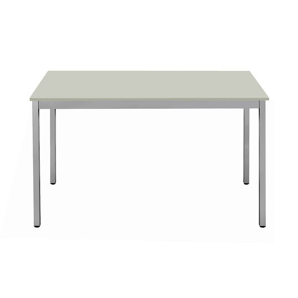 Bisley Mehrzwecktisch, Breite 1600 mm, Tiefe 800 mm, 19mm Tischstärke, 399 chrom x G grau, MT1608G399