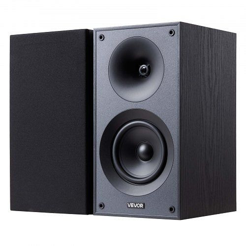 VEVOR Passive Regallautsprecher Paar 300W Stereo-Audio-Lautsprecher 65Hz–20kHz 180 x 229 x 338 mm, WYSJYX525INC5LZCI001V0