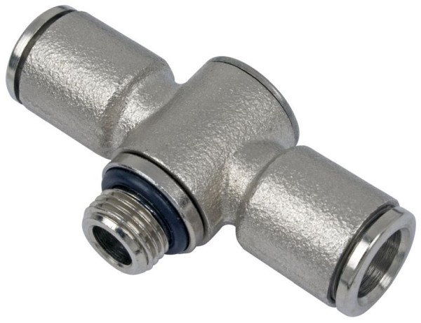timmer BK-TSH-6-1/4-MSv, T-Schwenkverschraubung, zylindrisch mit Hohlschraube, Schlauch-Ø: 6 mm, Gewinde: 1/4'', VE: 10 Stück, 03670125