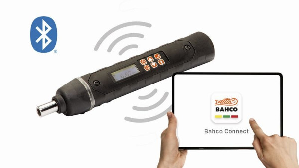 Bahco Elektronischer Drehmoment- & Drehwinkelschraubendreher 0.04-0.7 Nm mit Bluetooth® Schnittstelle, TASMB14H007