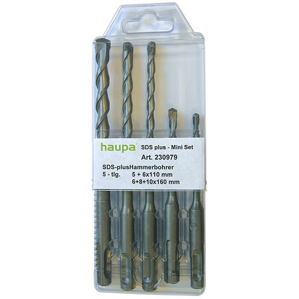Haupa SDS-plus Hammerbohrer-Set 5-teilig, 230979, 4011923170127
