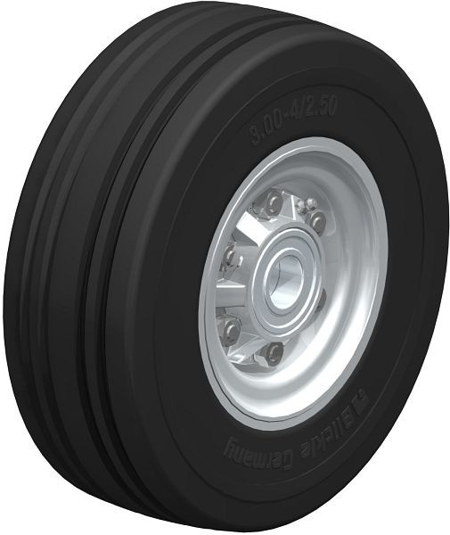 Blickle VLE 252/25-75K Rad aus Super-Elastik-Vollgummi, Schwarz, 755250