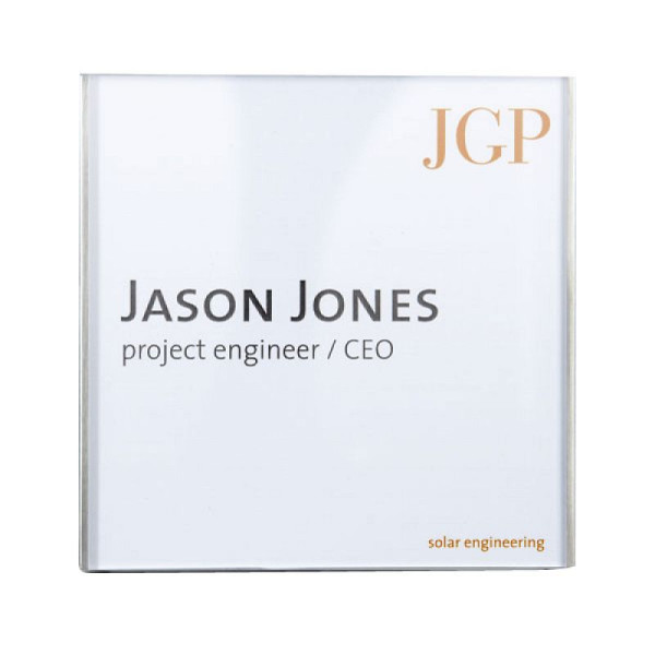 Stein HGS Türschild -Lite-, 152 x 151 x 5mm, lt1010