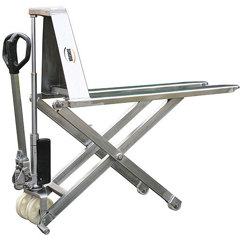 Schefer Scherenhubwagen manuell aus Edelstahl SHW Premium SLTMSS, 1102015SLTMSS