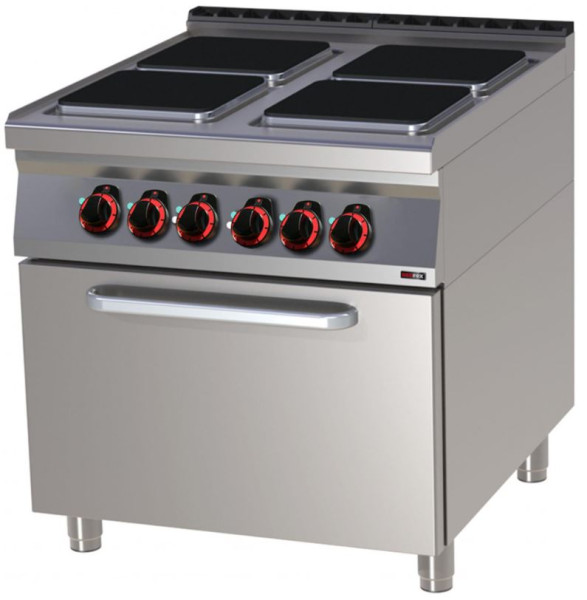 RM Thermik Serie 900, Elektroherd mit Backofen, 800x900x900 mm, SPQT-90/8021E