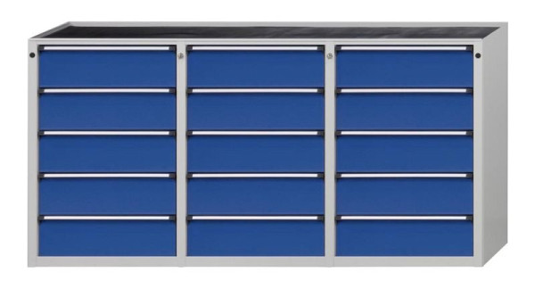 ANKE Werkbänke Beistellschrank, Modell 603, 1890 x 615 x 980 mm, RAL 7035/5010, Wanne, 600.504