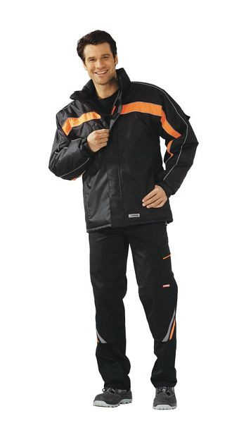 Planam Outdoor Cosmic Jacke, schwarz/orange, Größe M, 3601048