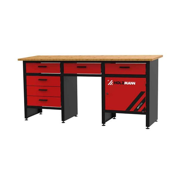 Holzmann Werkbank, Aufstellmaß: 1700 x 600 x 815 mm, WT1700, 9120058379178