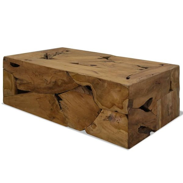 vidaXL Couchtisch 90x50x30 cm Teakholz Braun, 244558, 8718475533450