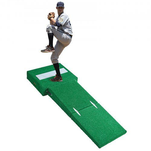 VEVOR Pitching Mound, tragbar, 77 Zoll, Baseball/Softball mit Antifade-Rasen, Pitching-Gummi & Tragegriff, ZFXTQDZFXTXKNSIM6V0