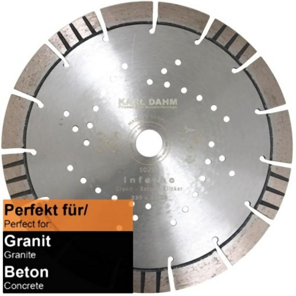 Karl Dahm DTS 14: Diamanttrennscheibe Ø 230 mm, 50294