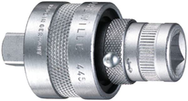 STAHLWILLE 10 mm (3/8") Aufsteckknarre Nr.445 Schlüsselweite 18 ° Länge 43 mm, 12140000