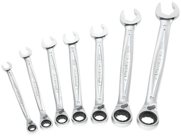 Facom Set 7 Knarren Ring Gabelschlüssel 467R.J7